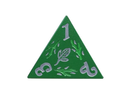 Gamers Guild AZ Let's Play Games LPG Dice: Rogue RPG Set - Green/Silver (Pre-Order) AGD