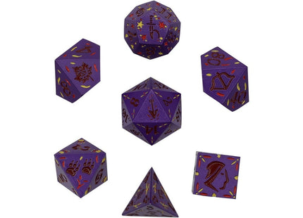 Gamers Guild AZ Let's Play Games LPG Dice: Rogue RPG Set - Purple/Red (Pre-Order) AGD