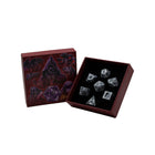 Gamers Guild AZ Let's Play Games LPG Dice: Rogue RPG Set - Silver/Black (Pre-Order) AGD