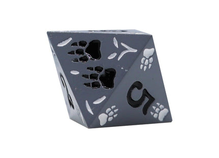 Gamers Guild AZ Let's Play Games LPG Dice: Rogue RPG Set - Silver/Black (Pre-Order) AGD