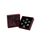 Gamers Guild AZ Let's Play Games LPG Dice: Warrior RPG Set - Bloodied Metal (Pre-Order) AGD