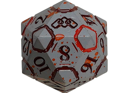 Gamers Guild AZ Let's Play Games LPG Dice: Warrior RPG Set - Bloodied Metal (Pre-Order) AGD
