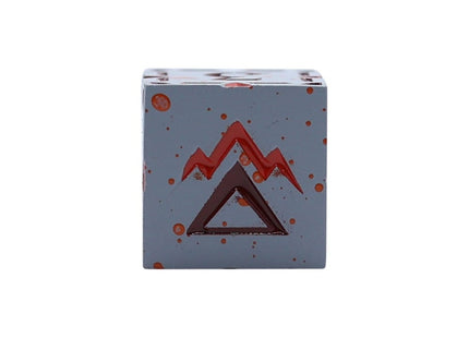 Gamers Guild AZ Let's Play Games LPG Dice: Warrior RPG Set - Bloodied Metal (Pre-Order) AGD