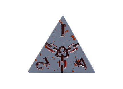 Gamers Guild AZ Let's Play Games LPG Dice: Warrior RPG Set - Bloodied Metal (Pre-Order) AGD