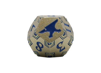 Gamers Guild AZ Let's Play Games LPG Dice: Warrior RPG Set - Gold/Blue (Pre-Order) AGD