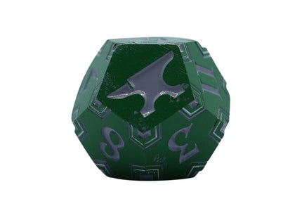 Gamers Guild AZ Let's Play Games LPG Dice: Warrior RPG Set - Green/Silver (Pre-Order) AGD