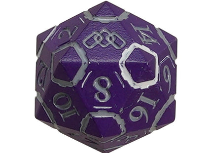 Gamers Guild AZ Let's Play Games LPG Dice: Warrior RPG Set - Purple/Silver (Pre-Order) AGD
