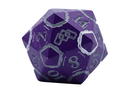 Gamers Guild AZ Let's Play Games LPG Dice: Warrior RPG Set - Purple/Silver (Pre-Order) AGD