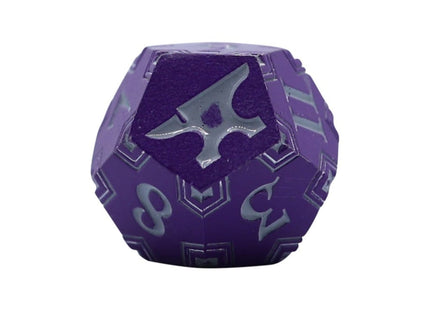 Gamers Guild AZ Let's Play Games LPG Dice: Warrior RPG Set - Purple/Silver (Pre-Order) AGD