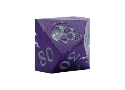 Gamers Guild AZ Let's Play Games LPG Dice: Warrior RPG Set - Purple/Silver (Pre-Order) AGD