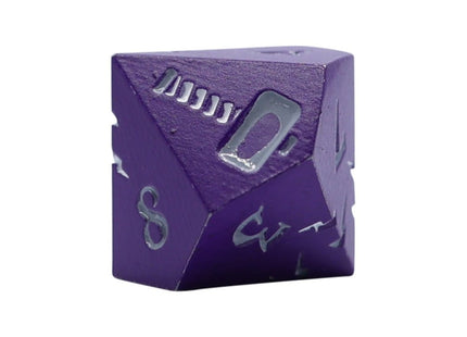 Gamers Guild AZ Let's Play Games LPG Dice: Warrior RPG Set - Purple/Silver (Pre-Order) AGD