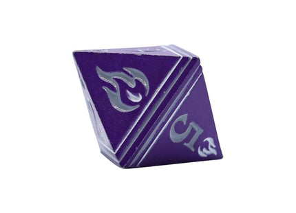 Gamers Guild AZ Let's Play Games LPG Dice: Warrior RPG Set - Purple/Silver (Pre-Order) AGD