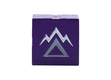 Gamers Guild AZ Let's Play Games LPG Dice: Warrior RPG Set - Purple/Silver (Pre-Order) AGD