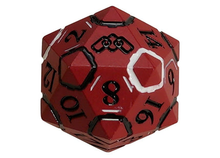 Gamers Guild AZ Let's Play Games LPG Dice: Warrior RPG Set - Red/Black (Pre-Order) AGD