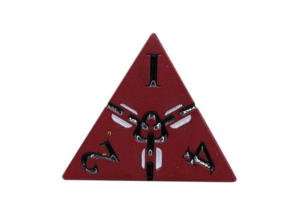 Gamers Guild AZ Let's Play Games LPG Dice: Warrior RPG Set - Red/Black (Pre-Order) AGD