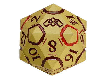 Gamers Guild AZ Let's Play Games LPG Dice: Warrior RPG Set - Yellow/Red (Pre-Order) AGD