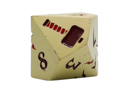 Gamers Guild AZ Let's Play Games LPG Dice: Warrior RPG Set - Yellow/Red (Pre-Order) AGD