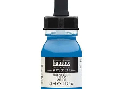 Gamers Guild AZ Liquitex Liquitex: Acrylic Ink - Fluorescent Blue 30ml SLS Arts
