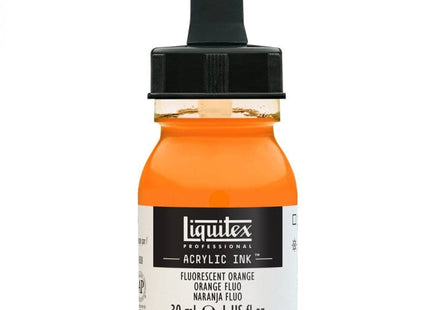 Gamers Guild AZ Liquitex Liquitex: Acrylic Ink - Fluorescent Orange 30ml Discontinue