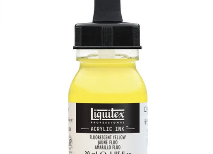 Gamers Guild AZ Liquitex Liquitex: Acrylic Ink - Fluorescent Yellow 30ml Discontinue