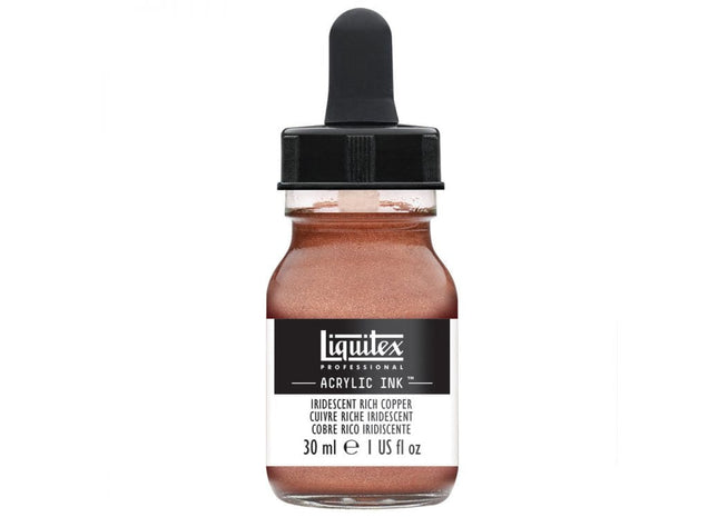 Gamers Guild AZ Liquitex Liquitex: Acrylic Ink - Iridescent Rich Copper 30ml Discontinue