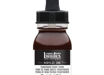 Gamers Guild AZ Liquitex Liquitex: Acrylic Ink - Transparent Burnt Sienna 30ml Discontinue