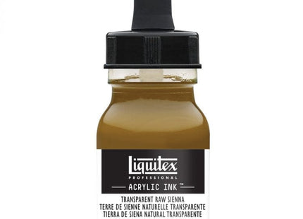 Gamers Guild AZ Liquitex Liquitex: Acrylic Ink - Transparent Raw Sienna 30ml Discontinue