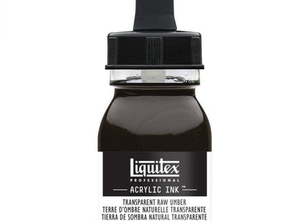 Gamers Guild AZ Liquitex Liquitex: Acrylic Ink - Transparent Raw Umber 30ml Discontinue