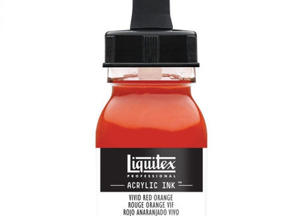 Gamers Guild AZ Liquitex Liquitex: Acrylic Ink - Vivid Red Orange 30ml Discontinue
