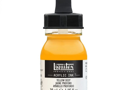 Gamers Guild AZ Liquitex Liquitex: Acrylic Ink - Yellow Deep 30ml Discontinue