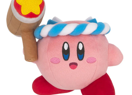Gamers Guild AZ Little Buddy Kirby's Adventure: Kirby Hammer Plush, 5" JBK International