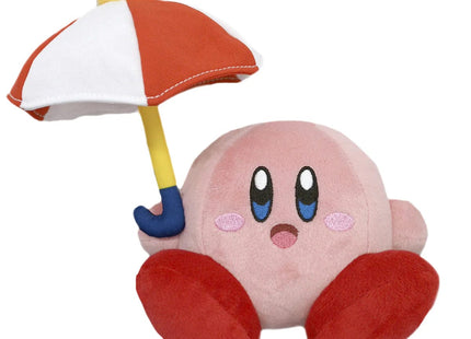 Gamers Guild AZ Little Buddy Little Buddy Kirby's Adventure All Star Collection Umbrella / Parasol Kirby Plush, 7" JBK International