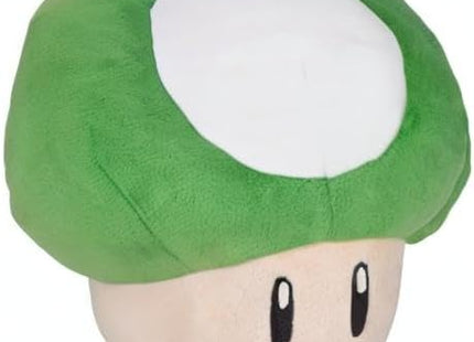Gamers Guild AZ Little Buddy Little Buddy Super Mario All Star Collection Green 1-Up Mushroom Plush, 6" JBK International