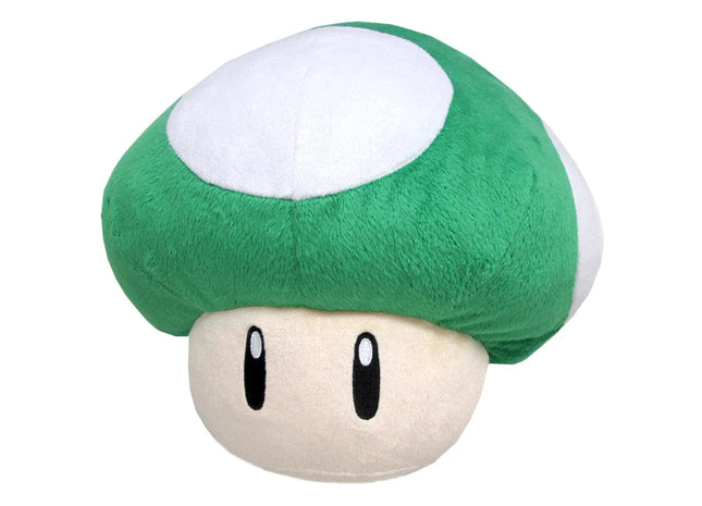 Gamers Guild AZ Little Buddy Little Buddy Super Mario Series 1UP Mushroom Pillow Cushion Plush, Extra Large 16.5" JBK International