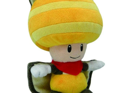 Gamers Guild AZ Little Buddy Little Buddy Super Mario Series Flying Squirrel Yellow Toad Plush, 9" JBK International