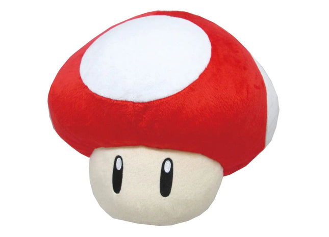 Gamers Guild AZ Little Buddy Little Buddy Super Mario Series Super Mushroom Pillow Cushion Plush, Extra Large 16.5" JBK International