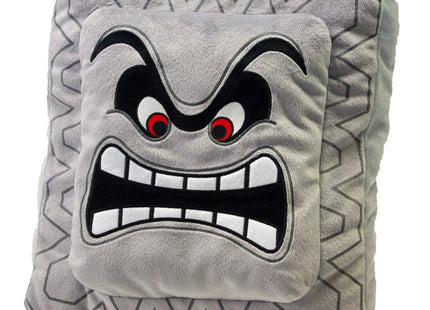 Gamers Guild AZ Little Buddy Little Buddy Super Mario Series Thwomp Pillow Cushion Plush, 12" JBK International