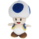 Gamers Guild AZ Little Buddy Super Mario Series: Little Buddy Super Mario All Star Collection Blue Toad Plush, 8