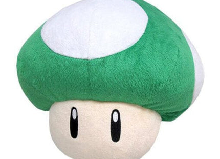 Gamers Guild AZ Little Buddy Super Mario Series: Little Buddy Super Mario All Star Collection Green 1-Up Mushroom Plush, 11" JBK International