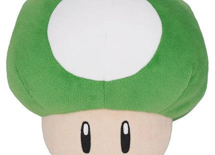 Gamers Guild AZ Little Buddy Super Mario Series: Little Buddy Super Mario All Star Collection Green 1-Up Mushroom Plush, 6" JBK International