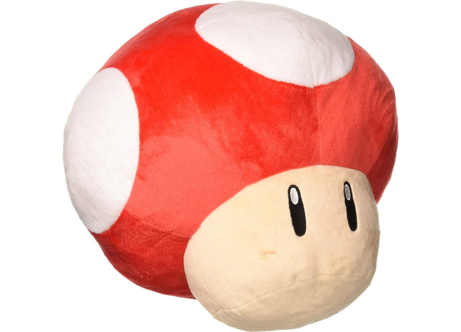 Gamers Guild AZ Little Buddy Super Mario Series: Little Buddy Super Mario Series 1UP Mushroom Pillow Cushion Plush, 11" JBK International