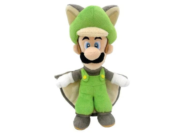 Gamers Guild AZ Little Buddy Super Mario Series: Little Buddy Super Mario Series Flying Squirrel Luigi Plush, 9" JBK International