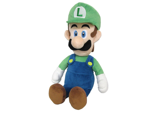 Gamers Guild AZ Little Buddy Super Mario Series: Luigi (Medium) Plush, 15" JBK International