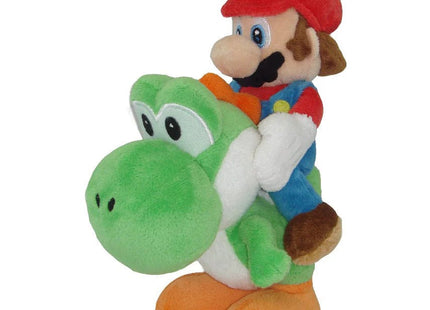 Gamers Guild AZ Little Buddy Super Mario Series: Mario Riding Yoshi Plush, 8" JBK International