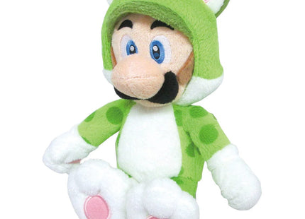 Gamers Guild AZ Little Buddy Super Mario Series: Neko Cat Luigi Plush, 10" JBK International