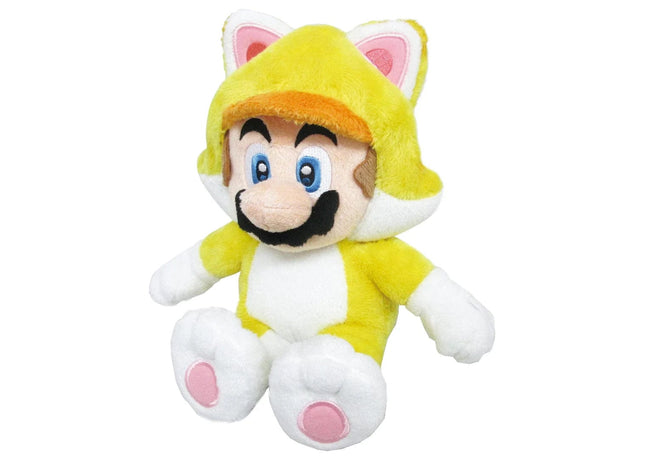 Gamers Guild AZ Little Buddy Super Mario Series: Neko Cat Mario Plush, 10" JBK International