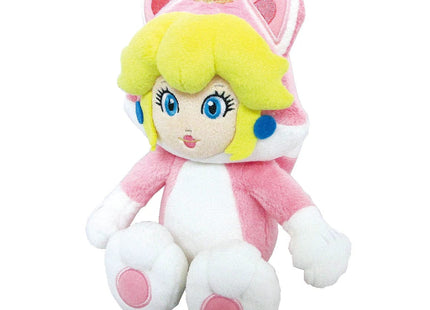 Gamers Guild AZ Little Buddy Super Mario Series: Neko Cat Peach Plush, 10" JBK International