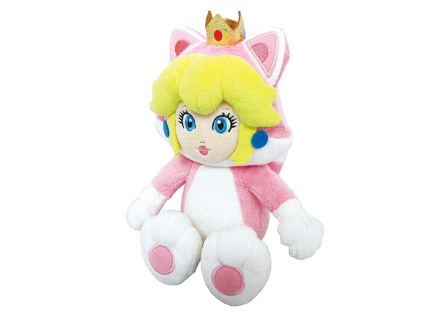 Gamers Guild AZ Little Buddy Super Mario Series: Neko Cat Peach Plush, 10" JBK International
