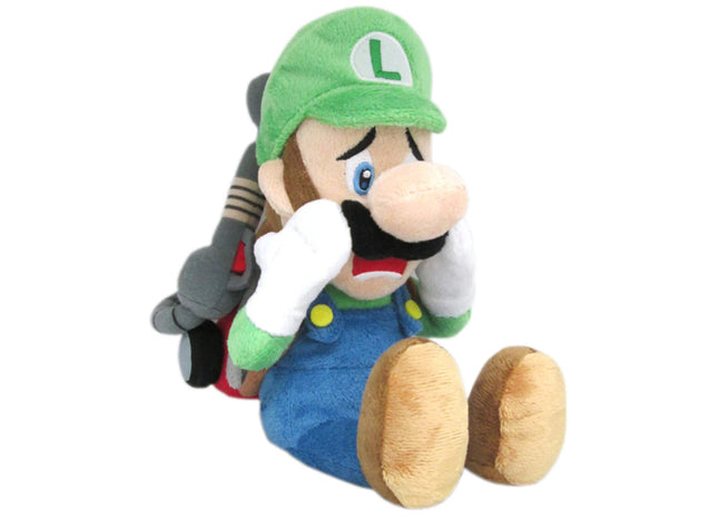 Gamers Guild AZ Little Buddy Super Mario Series: Scared Luigi w/ Strobulb Plush, 10" JBK International