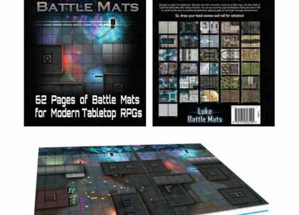 Gamers Guild AZ Loke Battlemats Giant Book Of Battle Mats: Cyberpunk Battle Mats (Pre-order) GTS